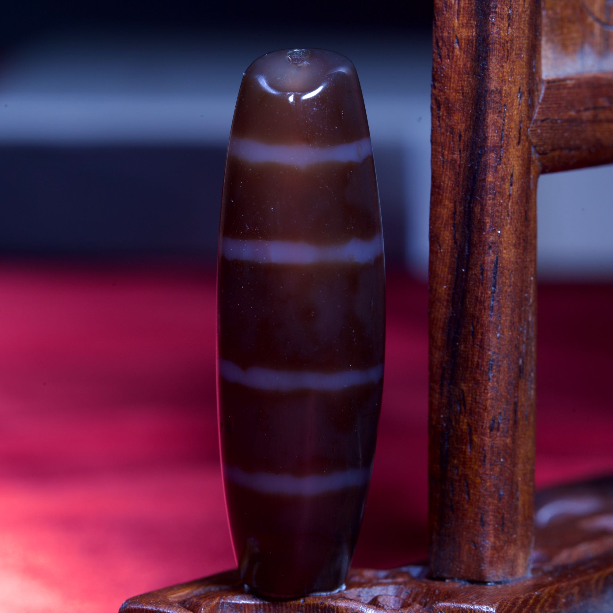 玛瑙珠项链-皮壳细腻-风化到位-佩戴彰显魅力