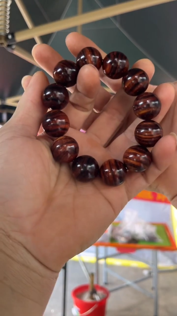 黄花梨/降香黄檀海南黄花梨  2.0手串 （268  ）