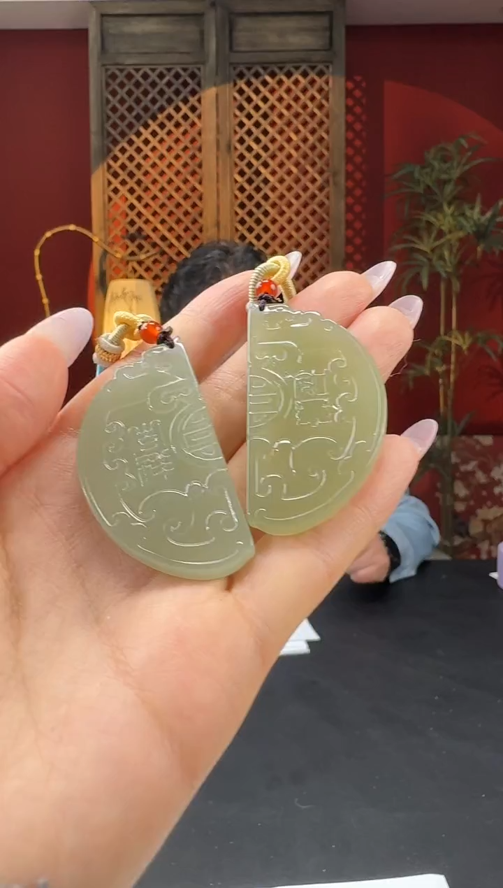 【闪购商品】和田玉吊坠(不含链)未镶嵌49