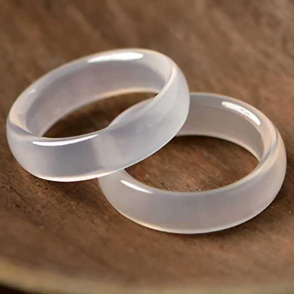 天然玛瑙玉髓戒圈