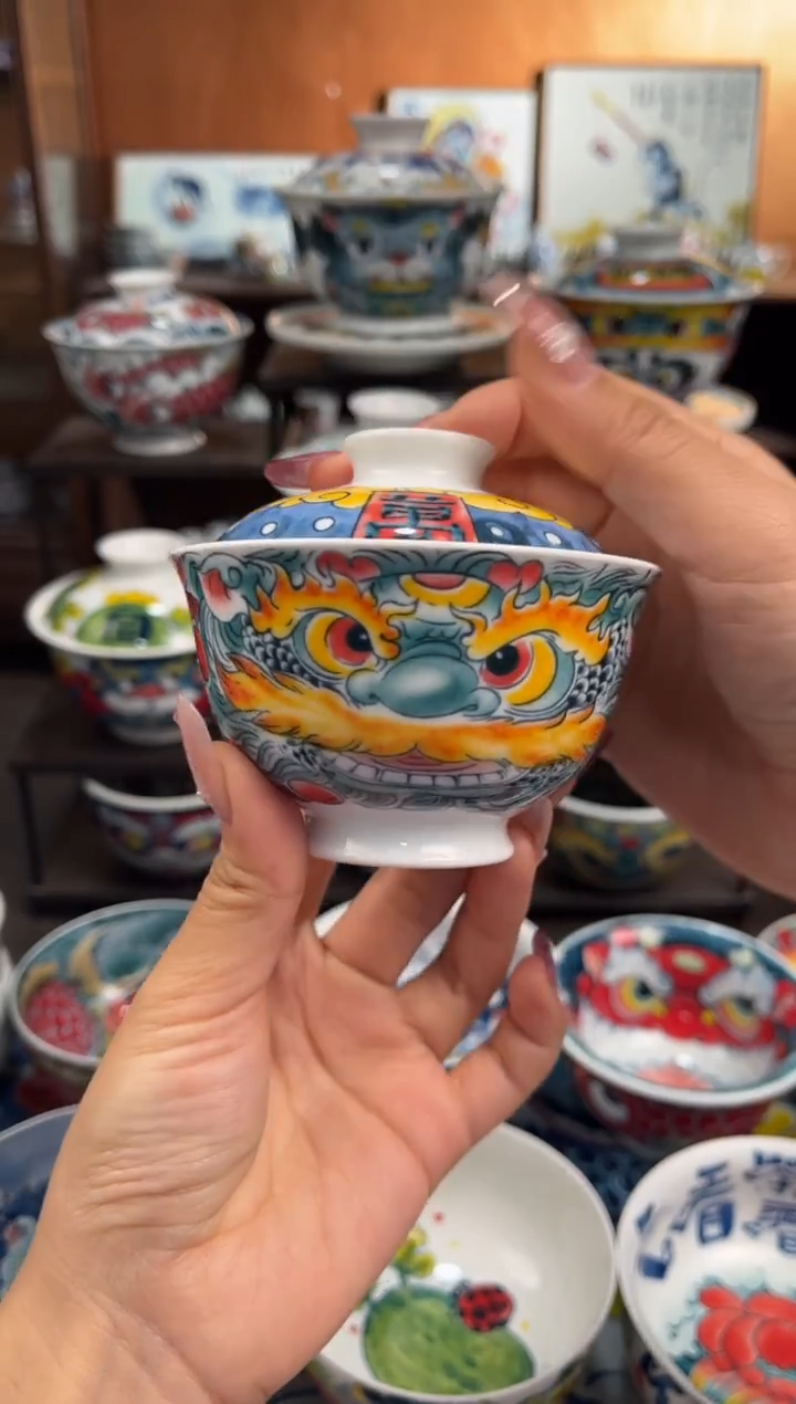 瓷片昨明盖碗（福利价格）