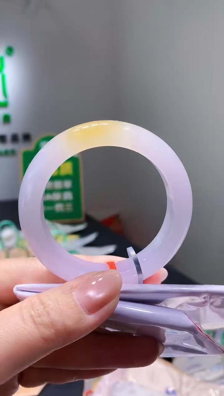 未镶嵌手镯翡翠- k16 天然缅甸A货翡翠53.5正圈总价9.7万定金2万