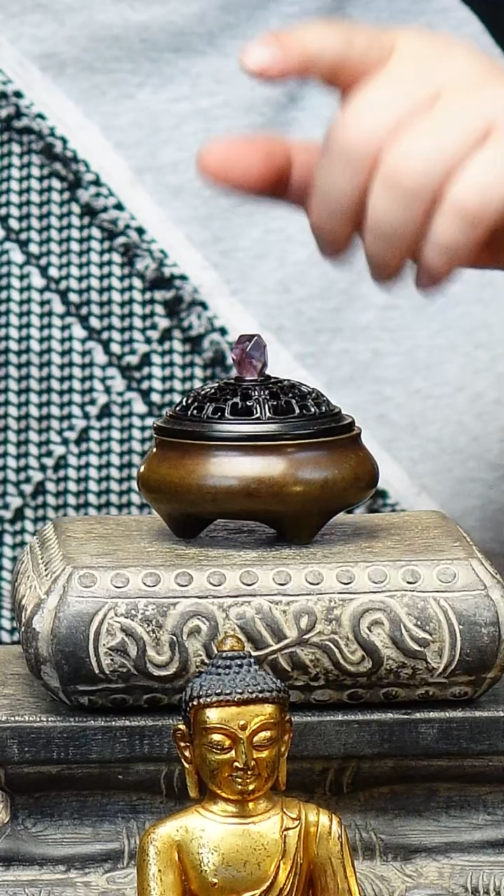 炉天下迷你乳足鬲炉（带盖）