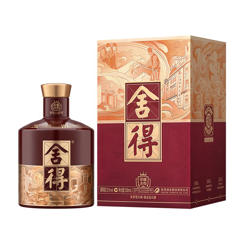 舍得荣耀舍得 单瓶装52度558ml
