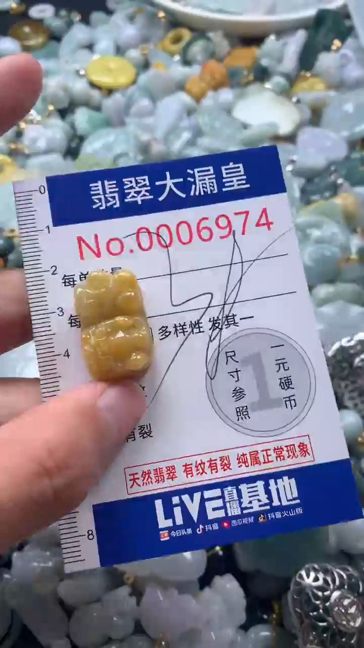 【闪购商品】翡翠吊坠(不含链)未镶嵌6974