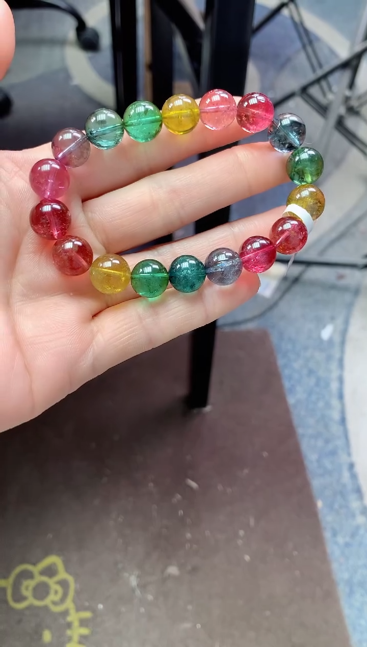 【闪购商品】碧玺手串未镶嵌多样性发一条