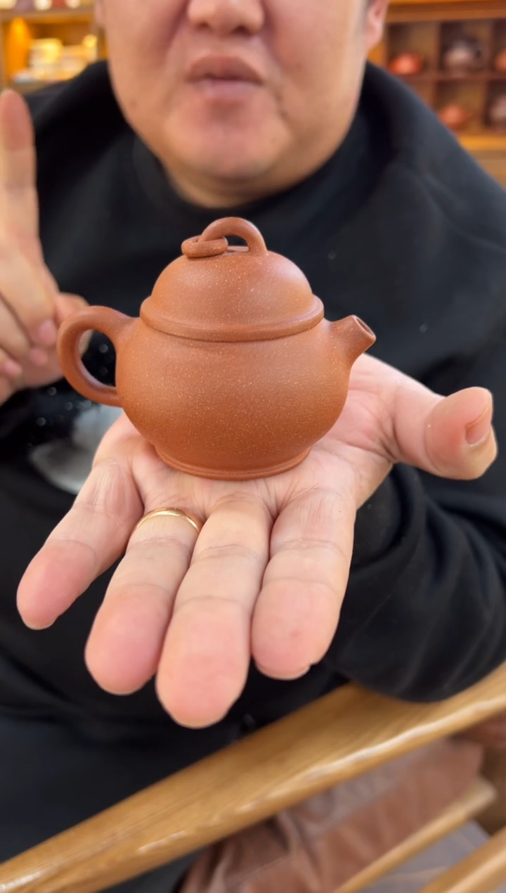 【闪购商品】紫砂茶壶【头哥手工壶】文旦降坡泥