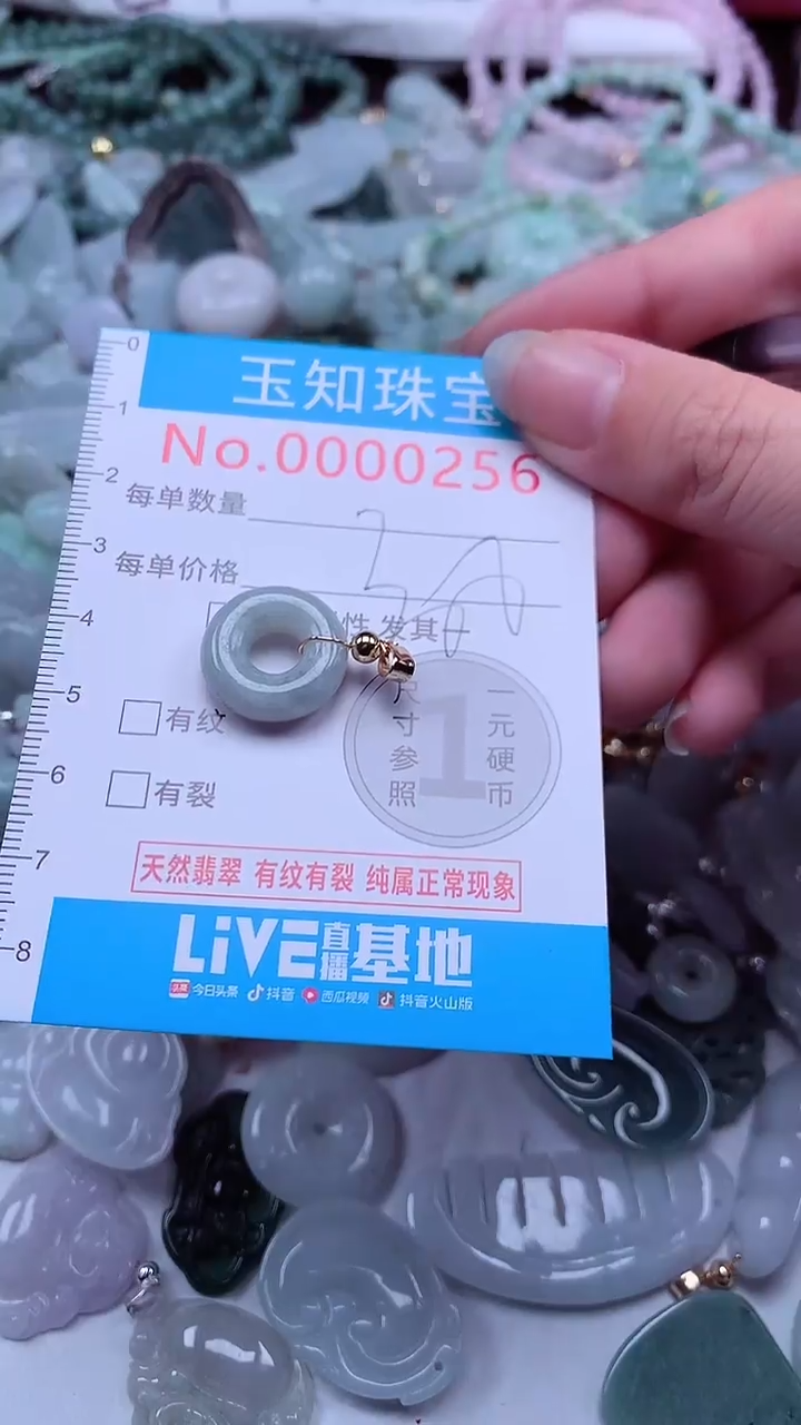 翡翠未镶嵌吊坠(不含链)256