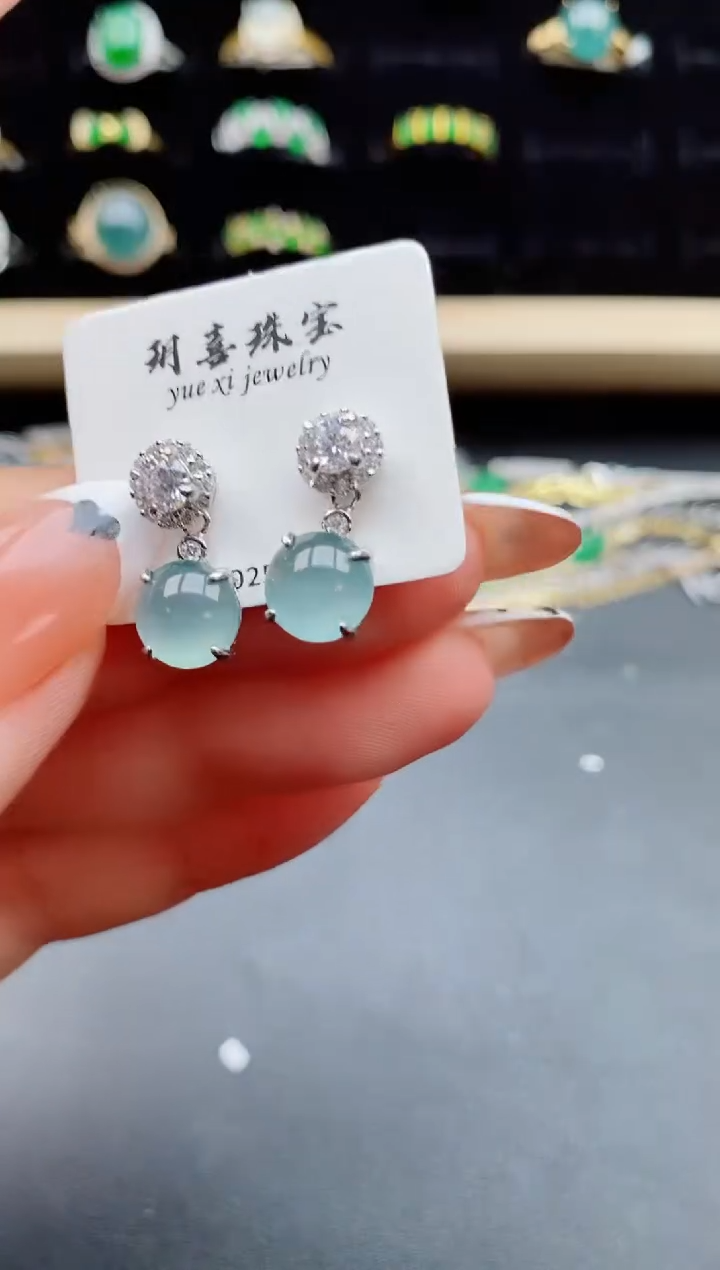 【闪购商品】翡翠戒指银S925镶嵌321321