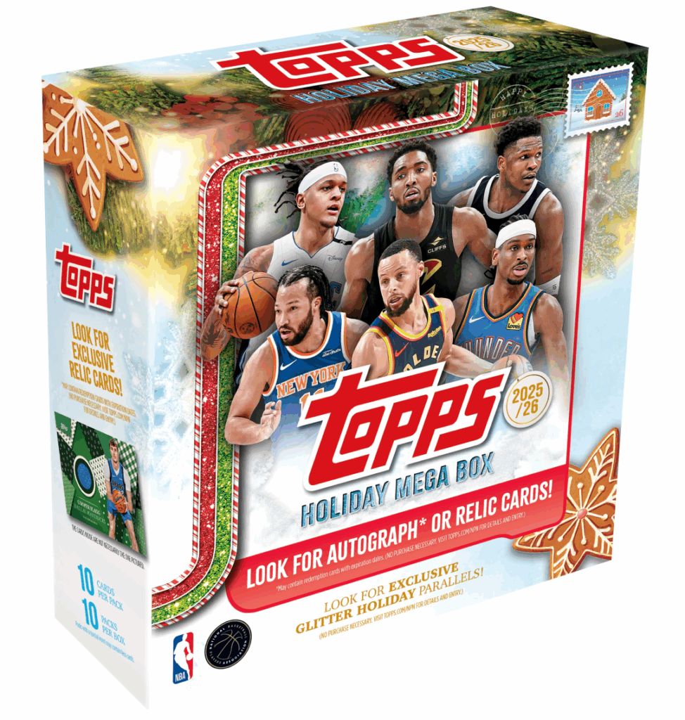 【Fi常潮玩】2025 Topps NBA Holiday Mega Box 假日【下单默认代拆】