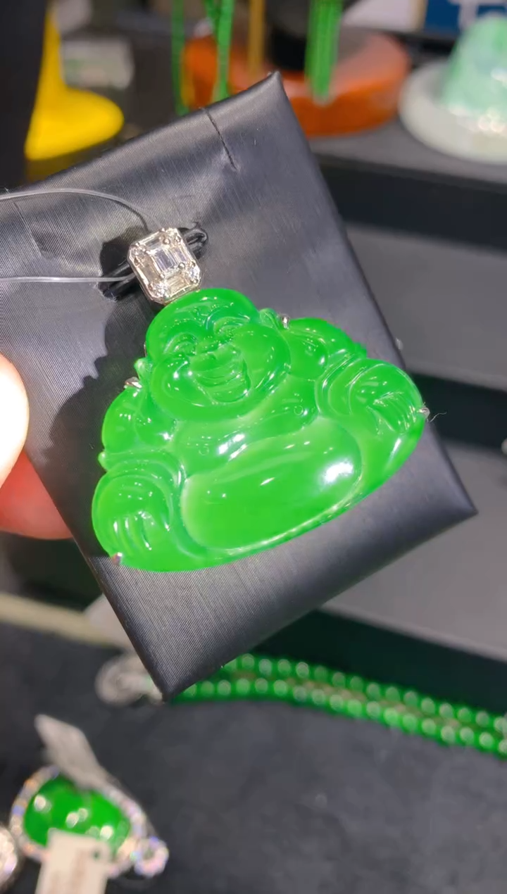 【闪购商品】翡翠颈饰银S925镶嵌一季