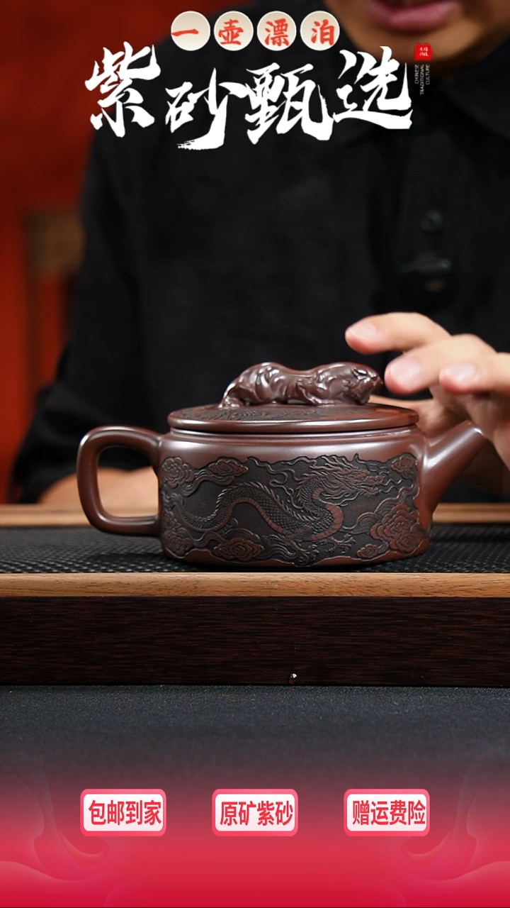 茶壶紫砂 一壶漂泊紫砂茶器1119
