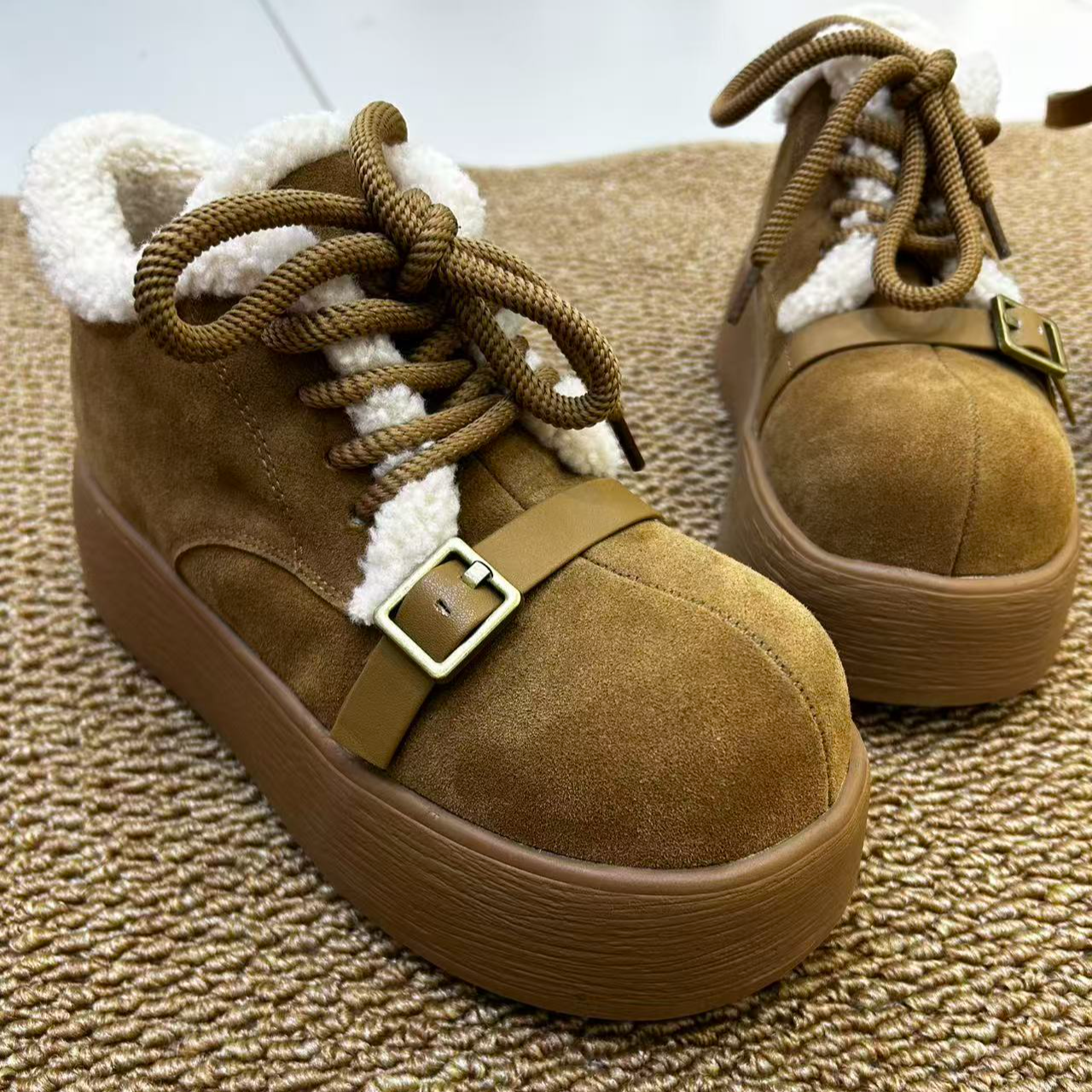 爱凡熙冬季新款加绒830G女鞋