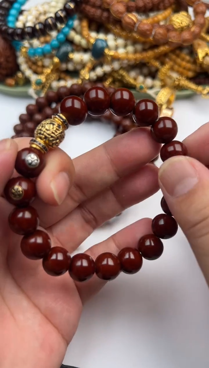 手串橄榄核圆珠手串