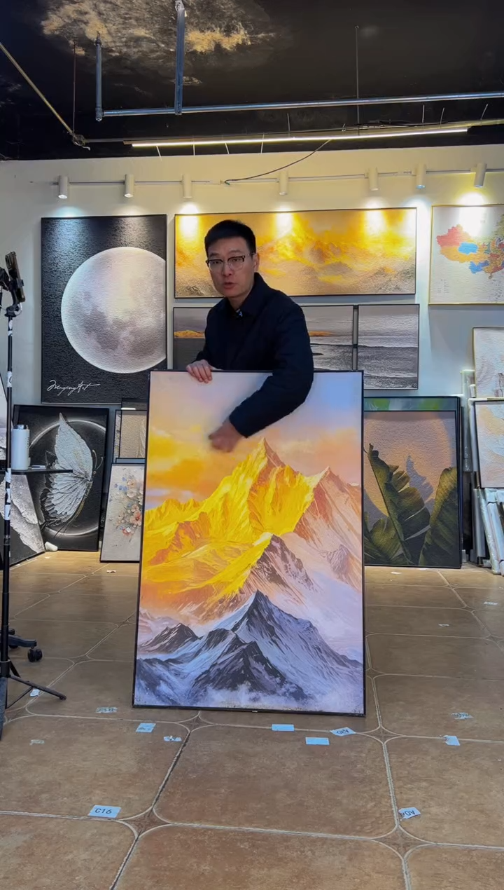 竖款金山80*120黑框