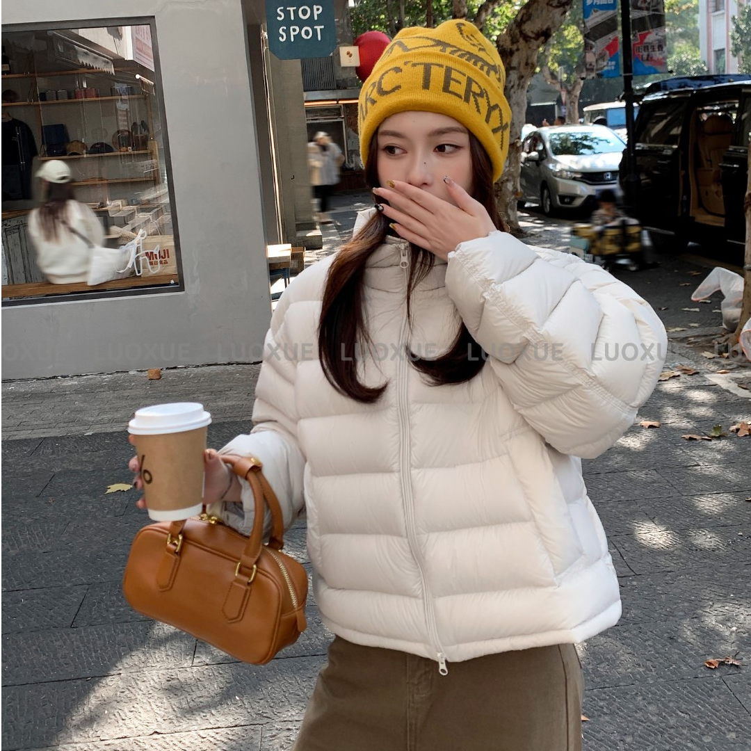 LUOXUE 95绒轻柔羽绒服 95白鸭绒简约多色系百搭时尚新款羽绒服