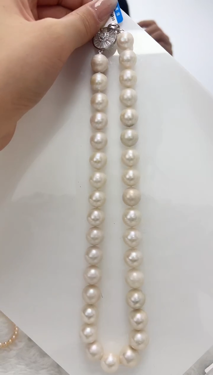 【闪购商品】淡水珍珠DA未镶嵌项链 10-14 D049