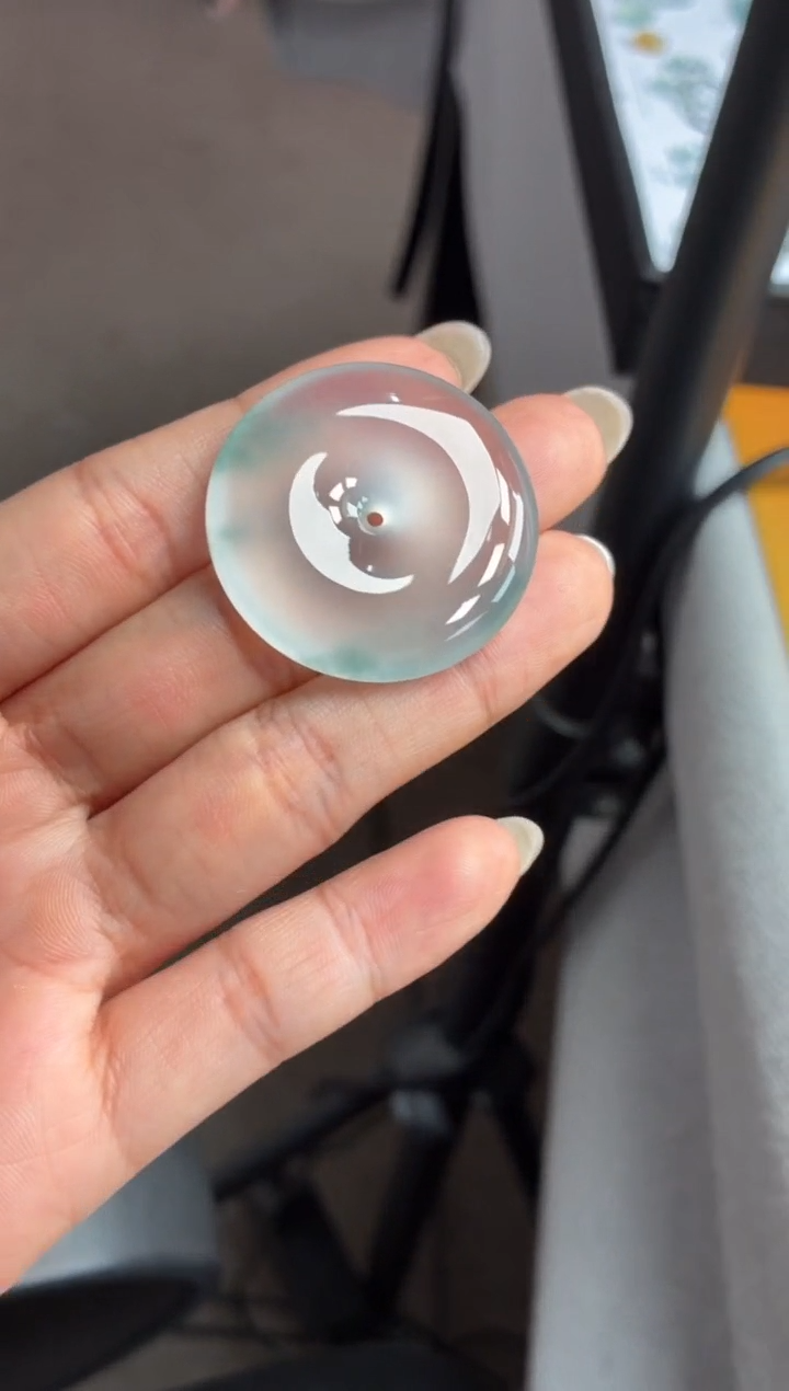 吊坠(不含链)未镶嵌翡翠29 平安扣 33.8 6.9