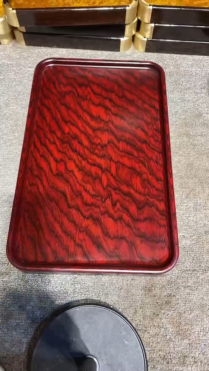 木木雕款天*大茶盘一个