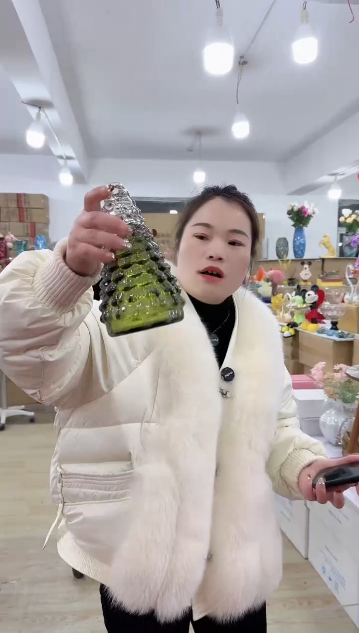 【闪购商品】无铅玻璃甄选花器-m-早31