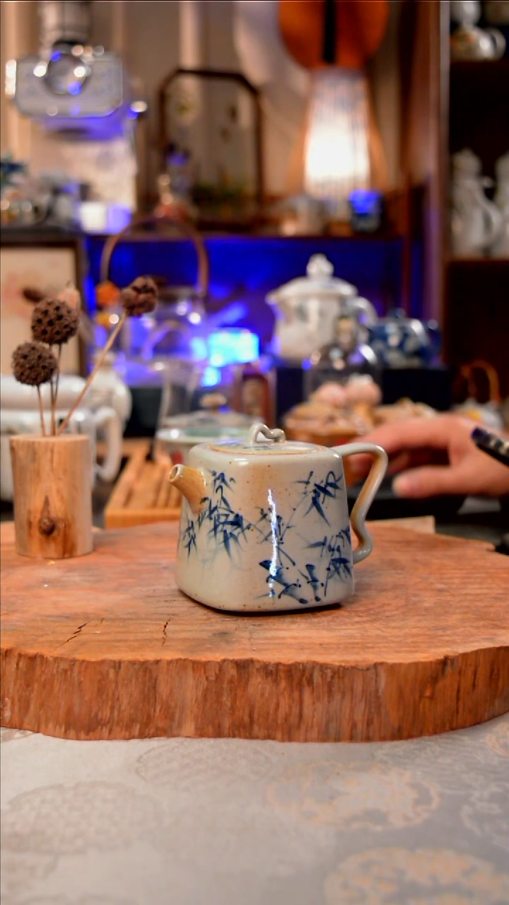 摆件竹子手工手绘手工手绘1