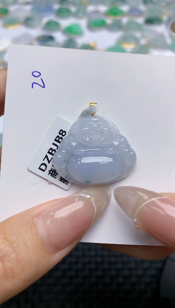 【闪购商品】翡翠颈饰18K金镶嵌天然翡翠A货