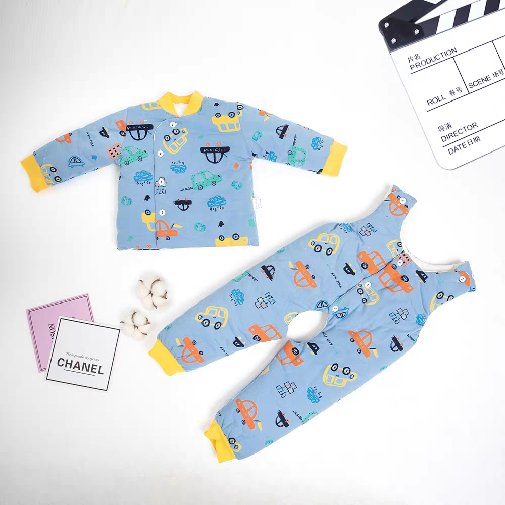 【001-199】新生儿宝宝冬款天然棉花百百棉服幼儿