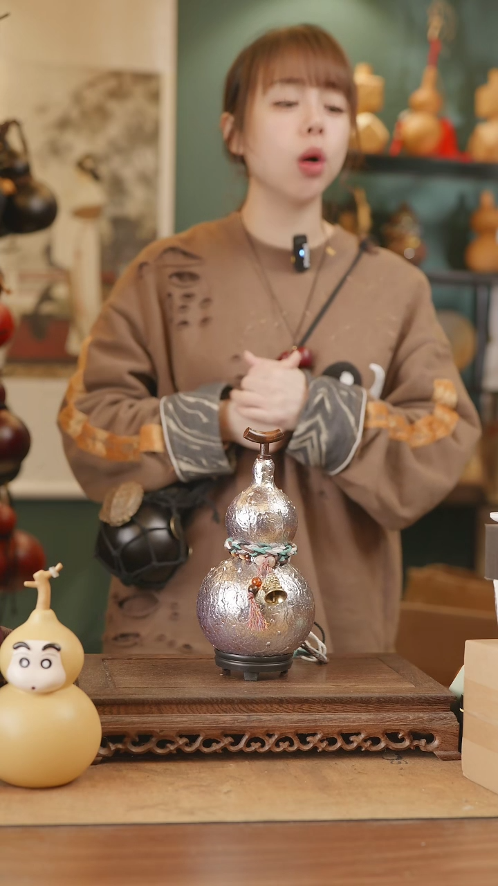 【闪购商品】189号精品天然大漆工艺防渗内胆酒葫芦~