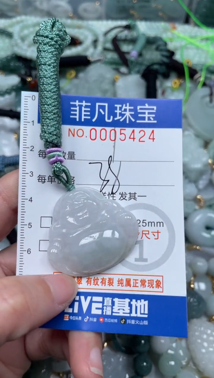 【闪购商品】翡翠颈饰未镶嵌00..5424