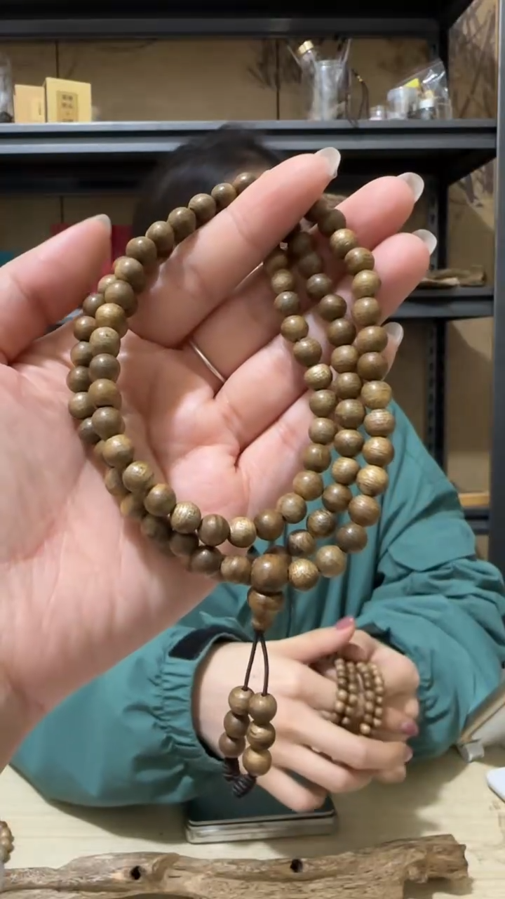 【闪购商品】沉香木手串10号马来西亚西马野料多圈多样性一条卡6