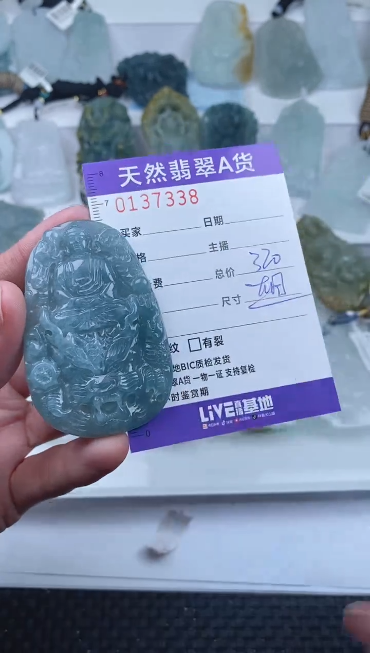 【闪购商品】翡翠颈饰未镶嵌       338