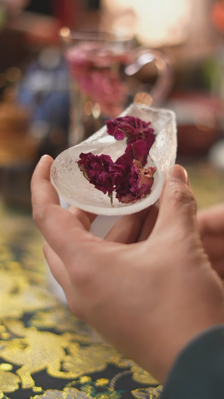 【闪购商品】余香玫瑰花茶+花茶杯