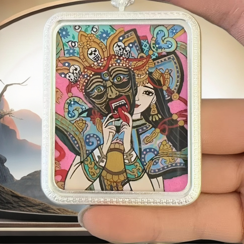 唐卡 吊坠 纯手绘