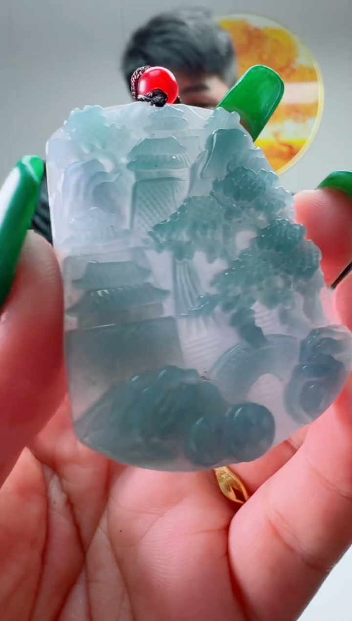 翡翠未镶嵌颈饰多样性随机发其一
