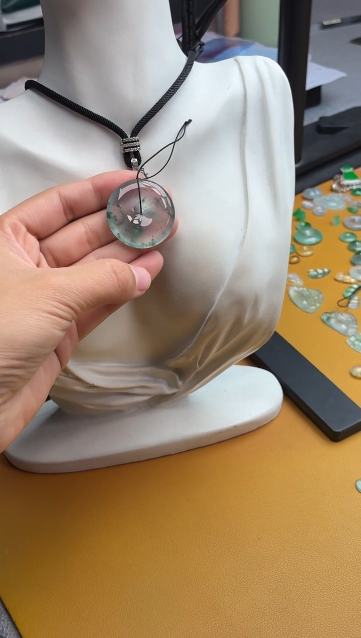 吊坠(不含链)未镶嵌翡翠38 平安扣 30.8 5.9