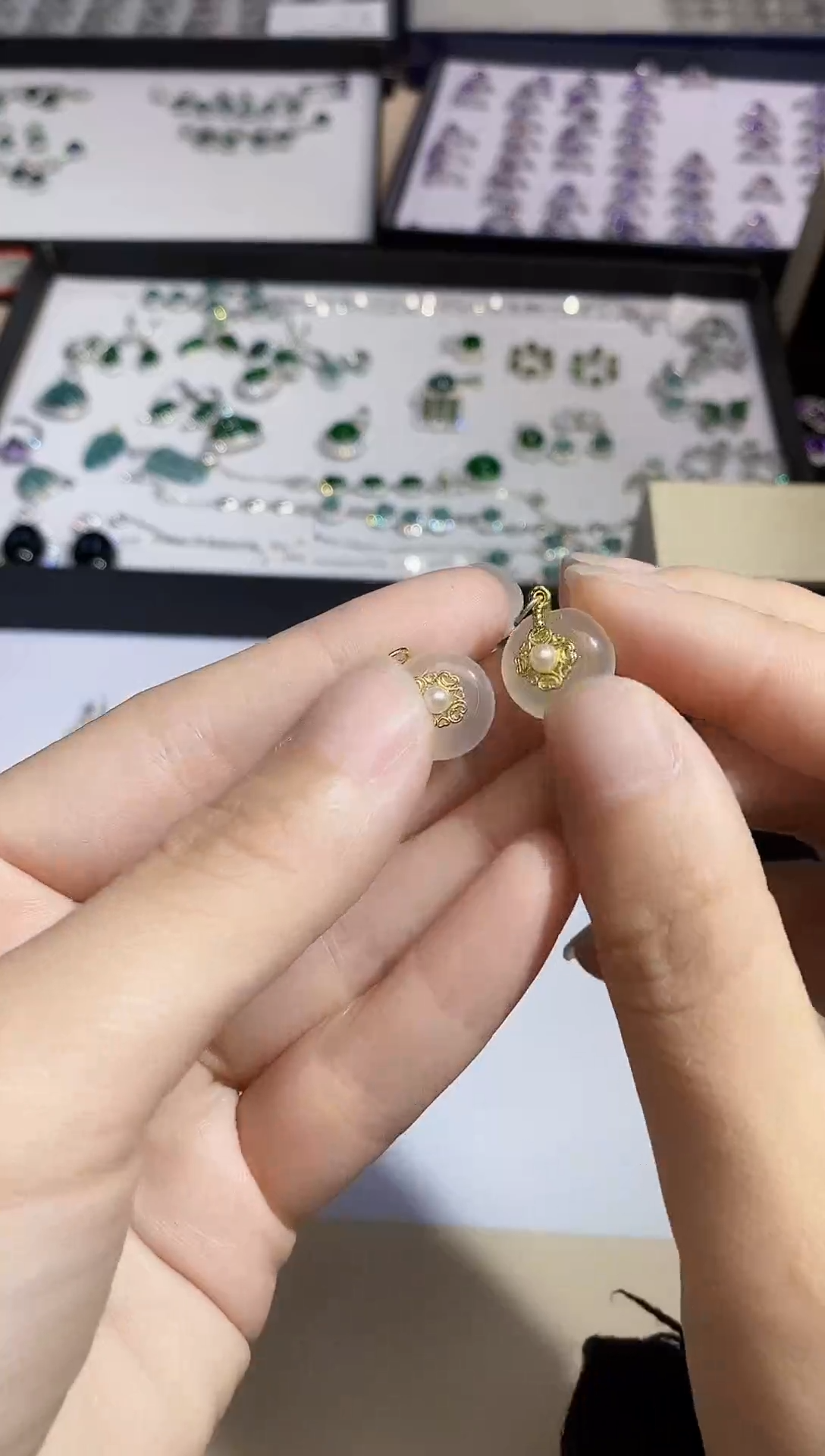 【闪购商品】玛瑙/玉髓吊坠(不含链)合金多样性 发其一  【105】