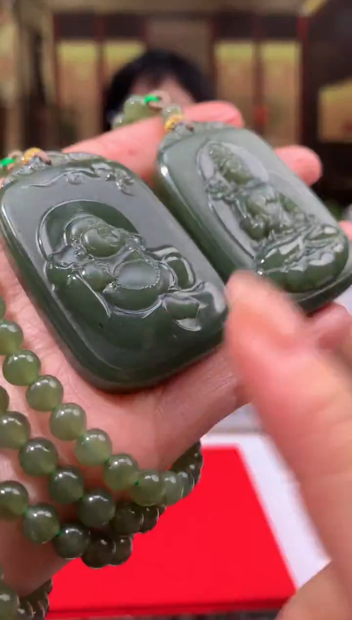 颈饰未镶嵌和田玉120370多样性发一