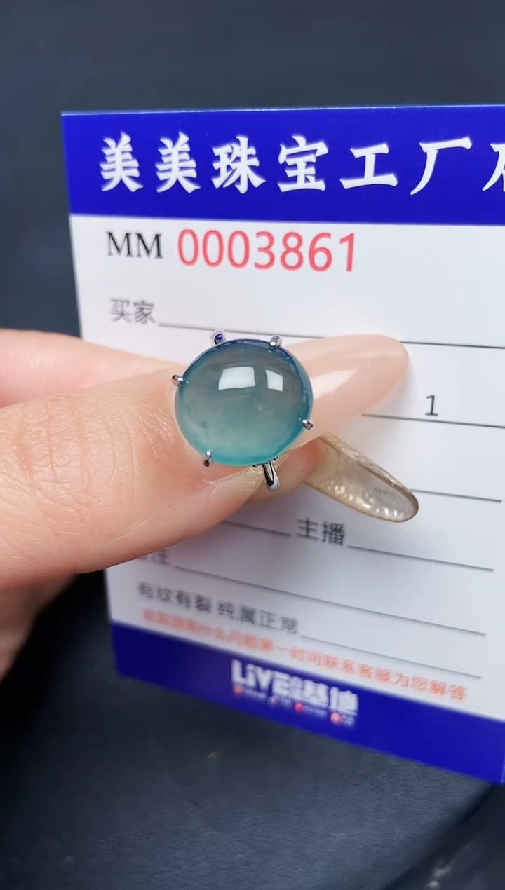 【闪购商品】翡翠颈饰银S925镶嵌3861