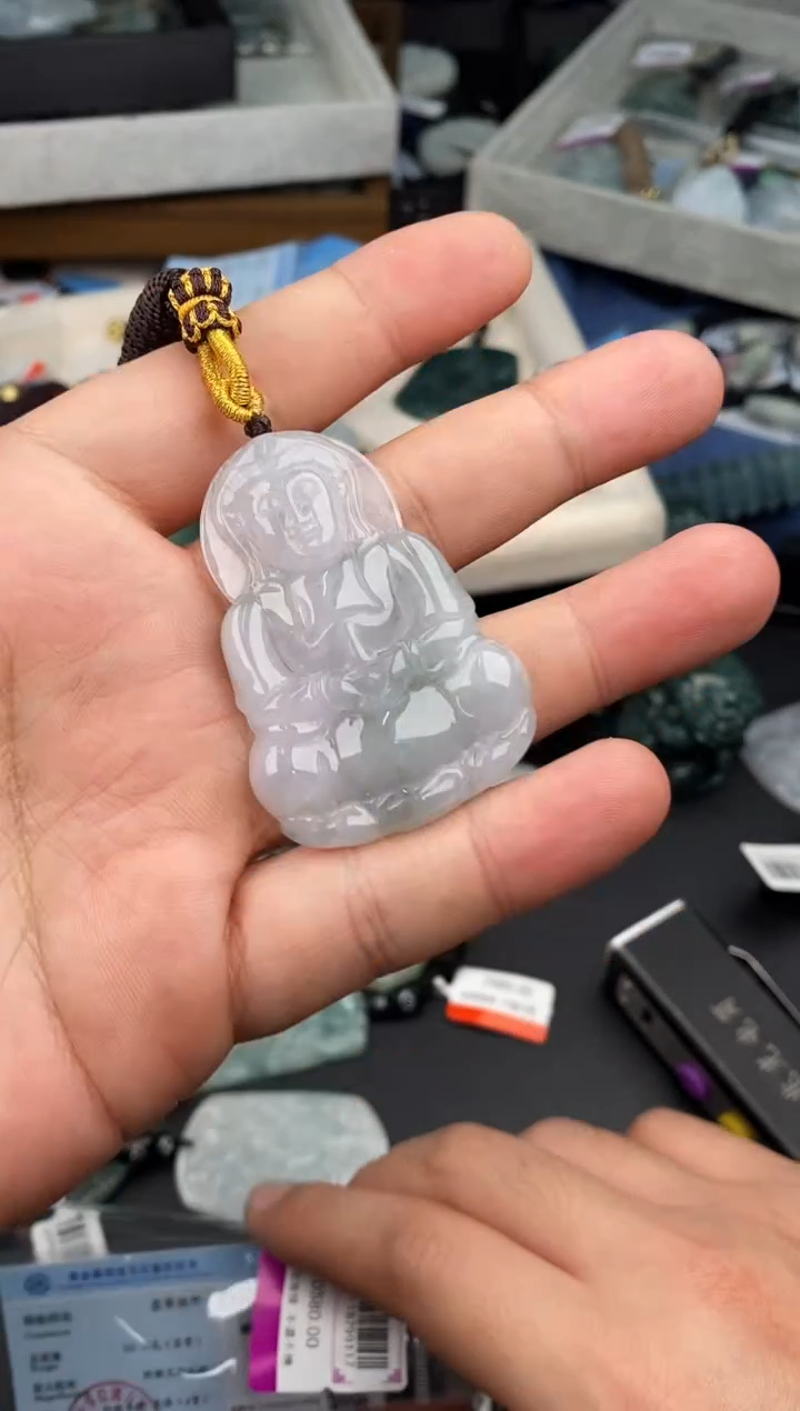 【闪购商品】翡翠颈饰未镶嵌  天然翡翠，一物一图