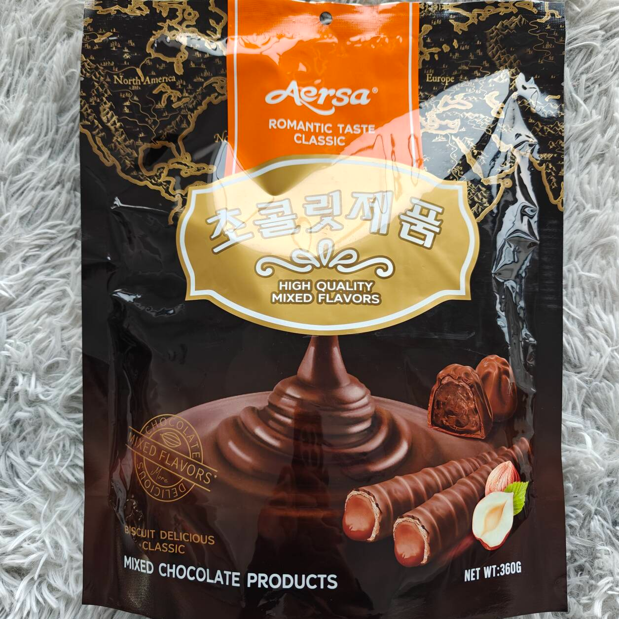 英伦风情卡布奇诺咖啡味巧克力蛋卷