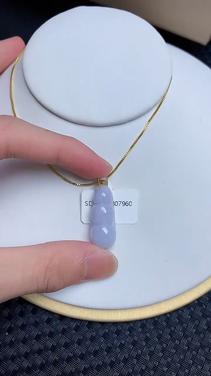 【闪购商品】翡翠颈饰18K金镶嵌2156446984