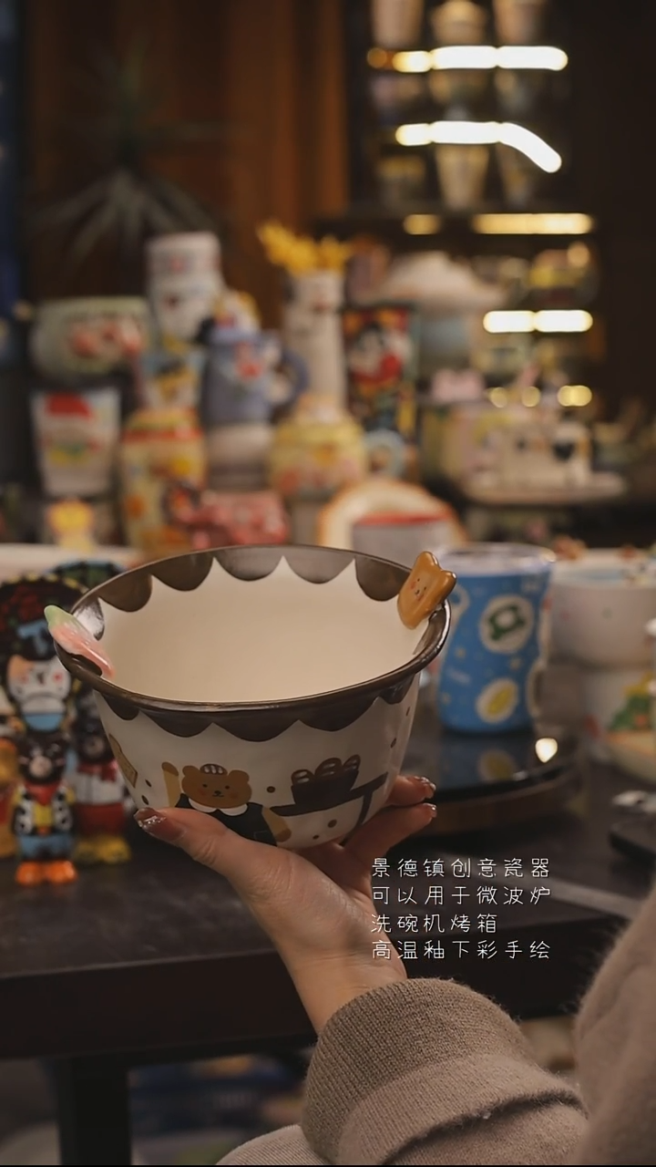 景德镇釉下彩绘设计师款式陶瓷