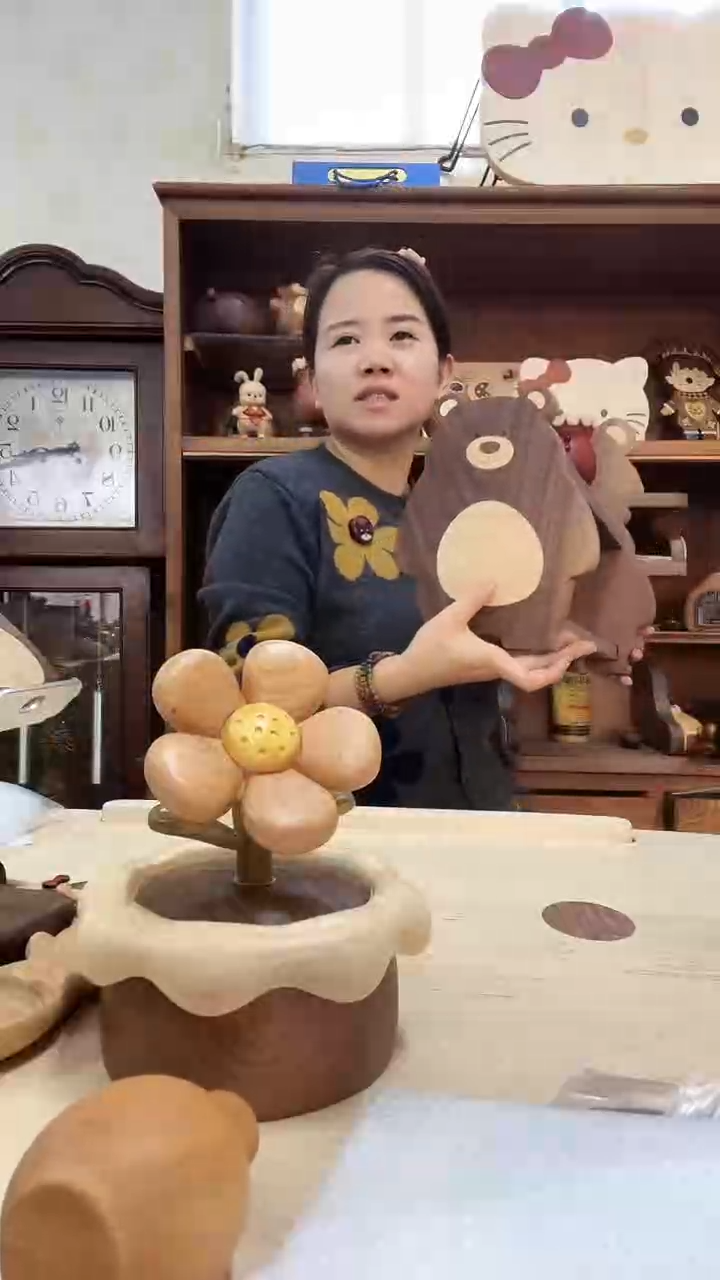 木大熊置物架  瑕疵