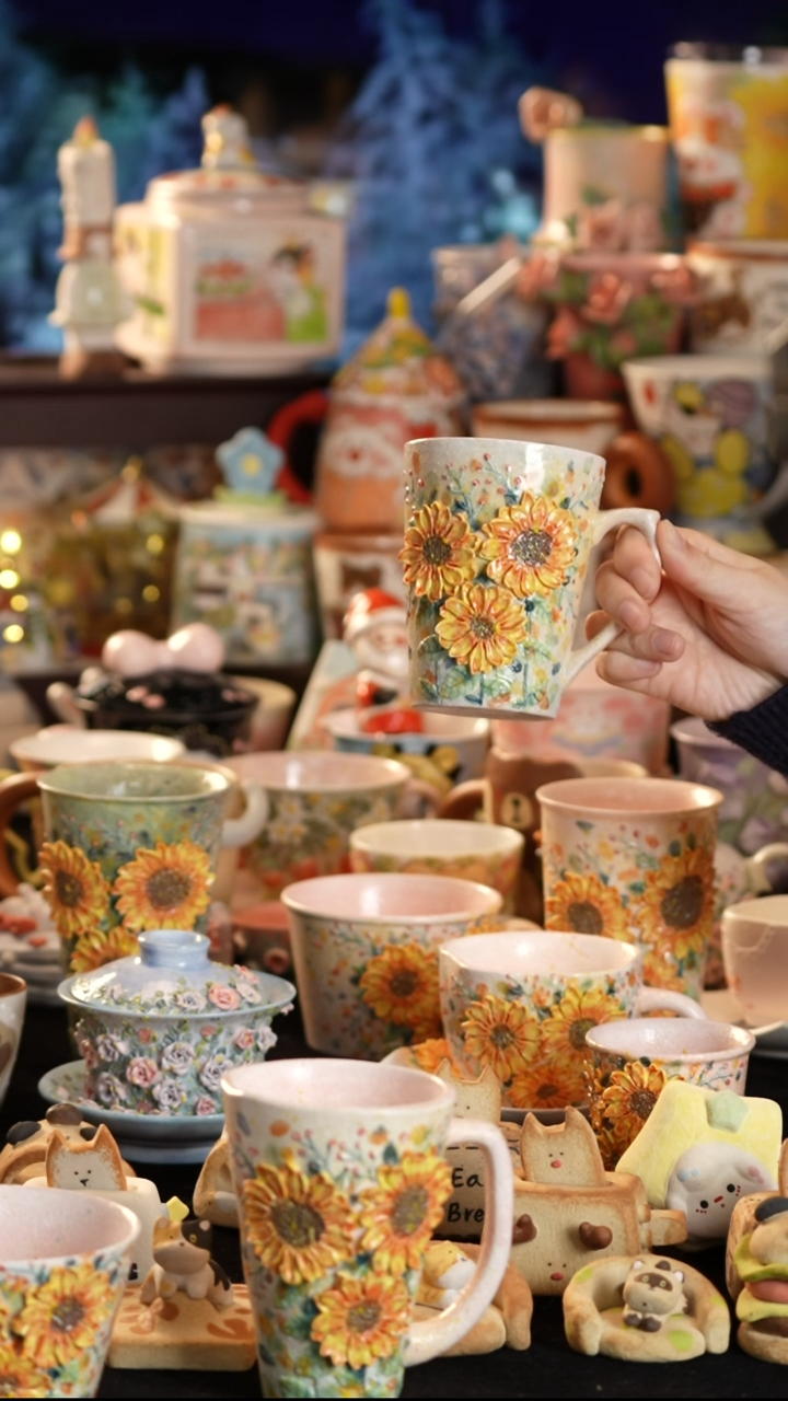 其他陶景德镇釉下彩手绘设计师款陶瓷