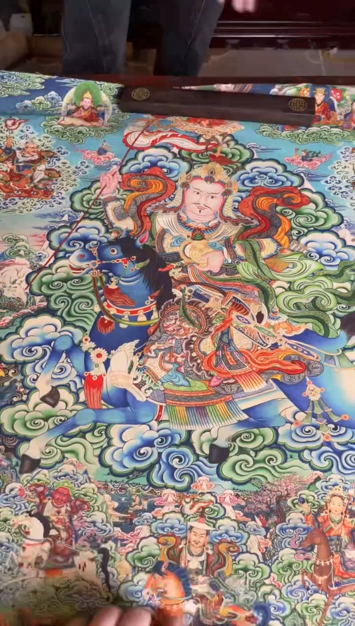 卷轴画手绘唐卡022
