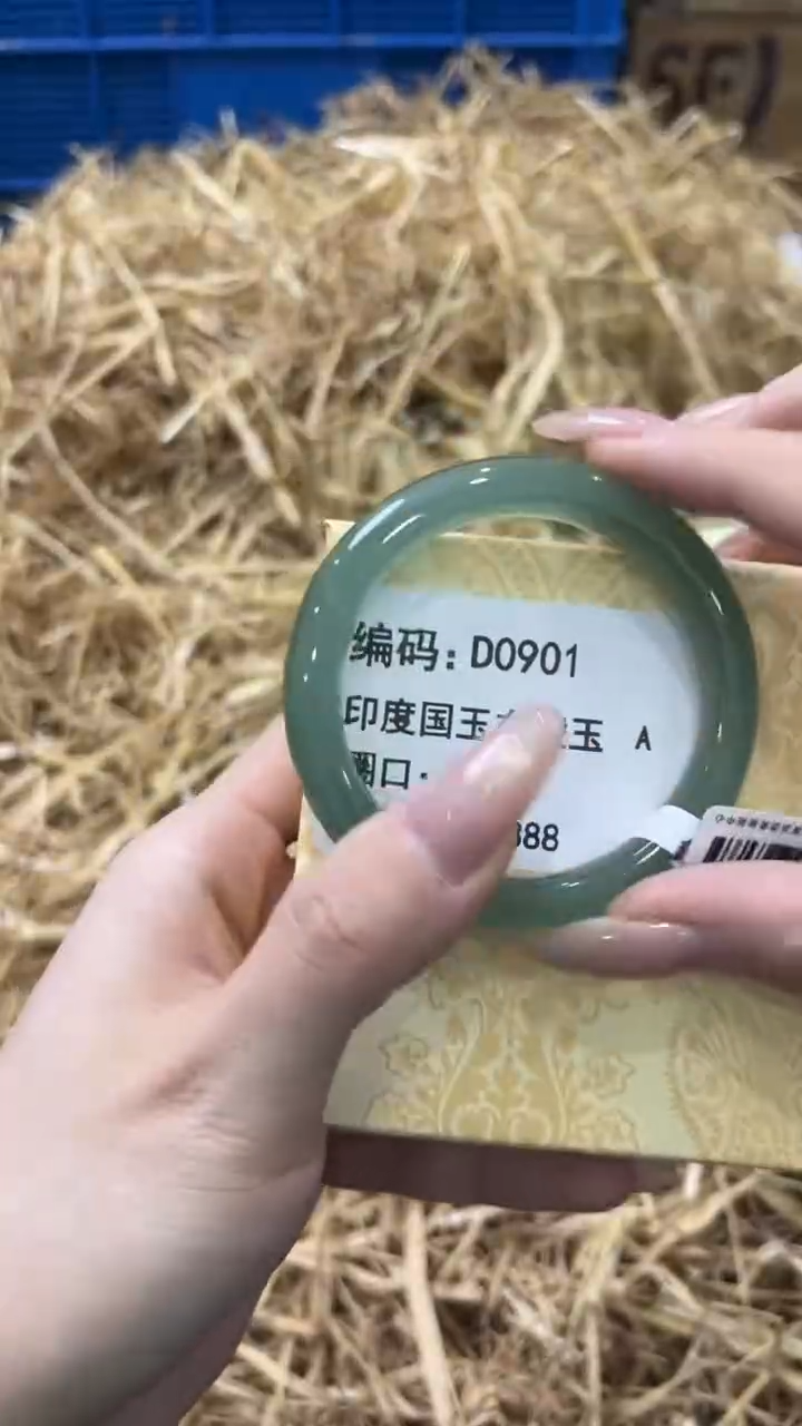 未镶嵌手镯石英质玉D0901