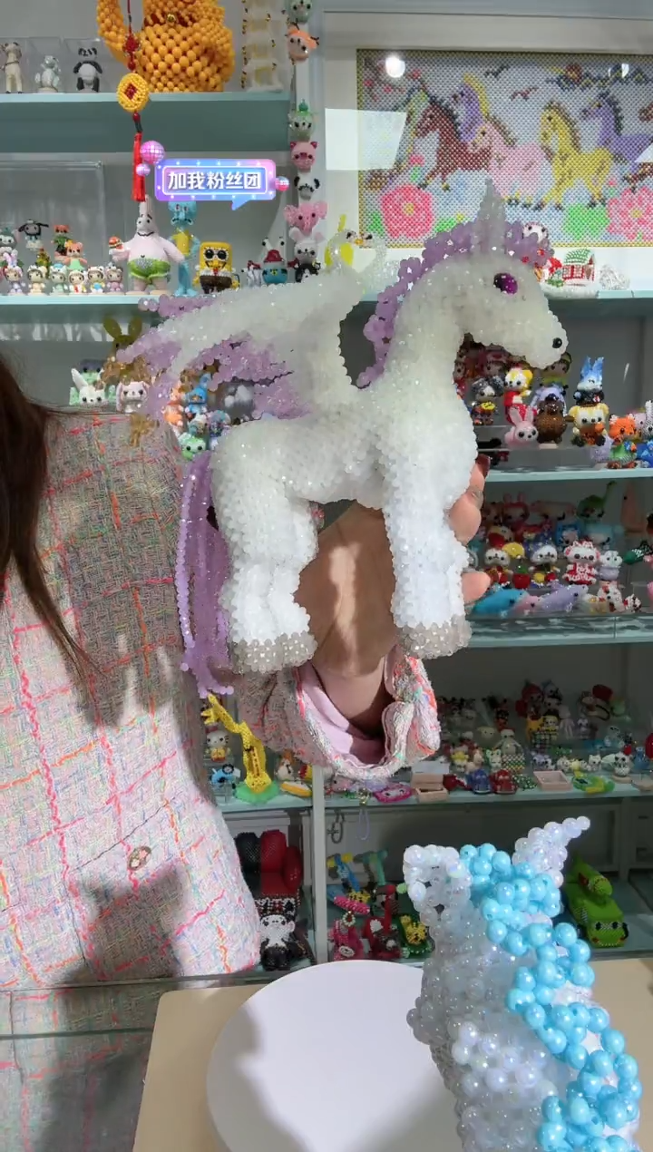 玻璃0117卡2水晶-天马行空材料包-紫色