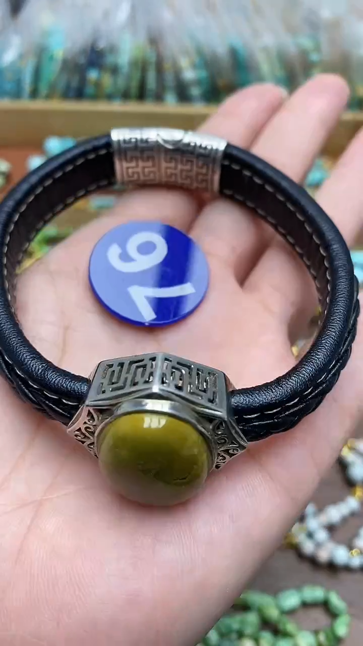 【闪购商品】绿松石手牌银S925镶嵌76