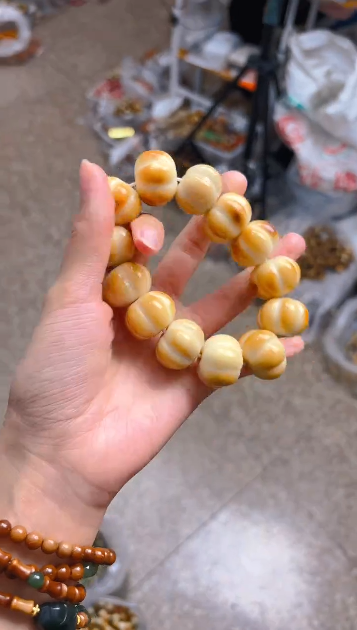 吊坠菩提根/象牙果大卡南瓜单圈