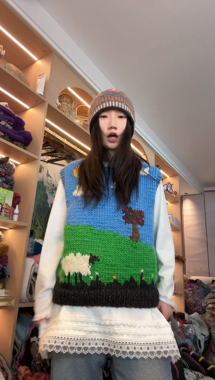 羊毛美利奴小羊马甲